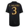 Camisola + Calções Real Madrid E. Militao 3 Criança Equipamento 3ª 23/24